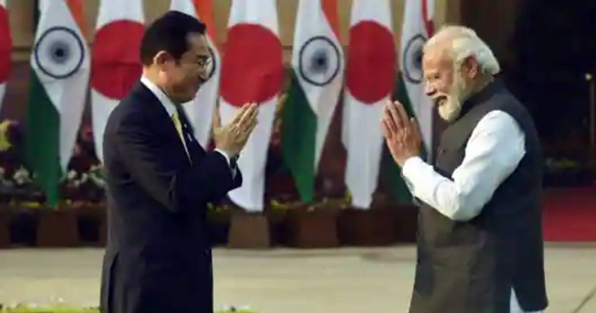 PM Modi meets his Japanese counterpart Fumio Kishida in Delhi